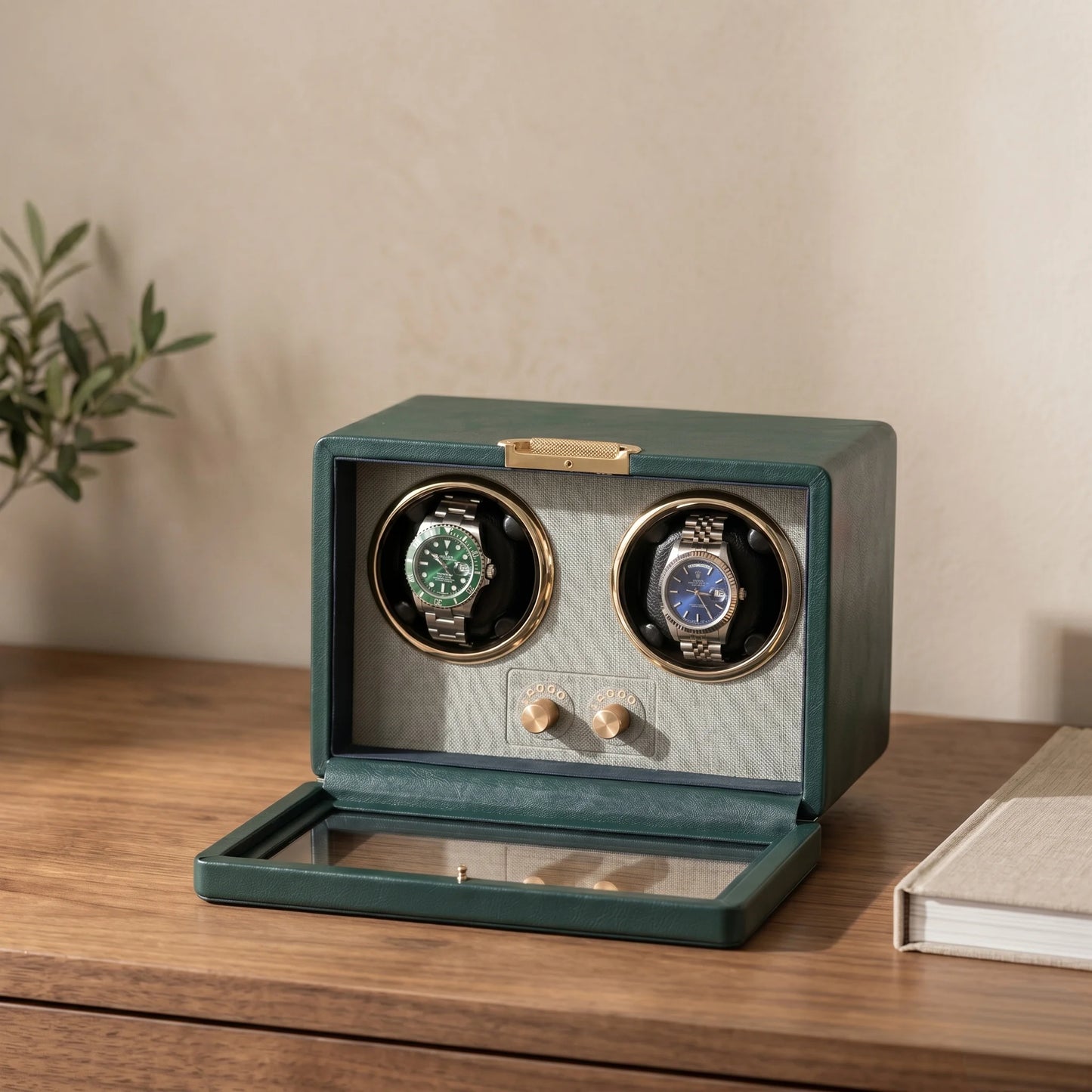 2-Watch Automatic Winder for Daily Rotation